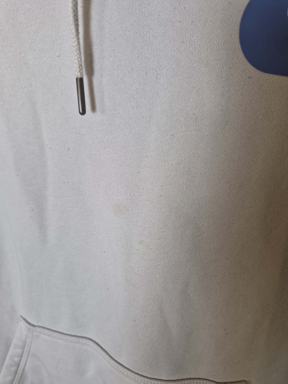 Carhartt Men's Light Gray Logo Hoodie Bin 50 - Picture 4 of 5